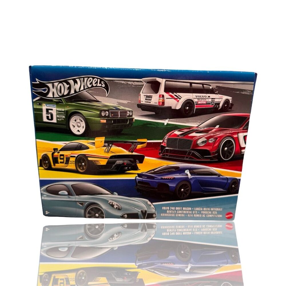 Hot Wheels Car Culture European Motorsport Die-Cast 6-Pack Limited Edition
